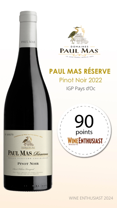 Paul Mas Réserve Pinot Noir 2022_90pts WE