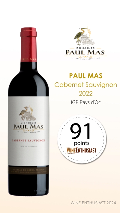 Vin Paul Mas Cabernet 2022_91pts WE